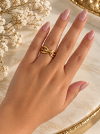 Gold & Silver Link Ring