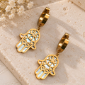 Hamsa Earrings